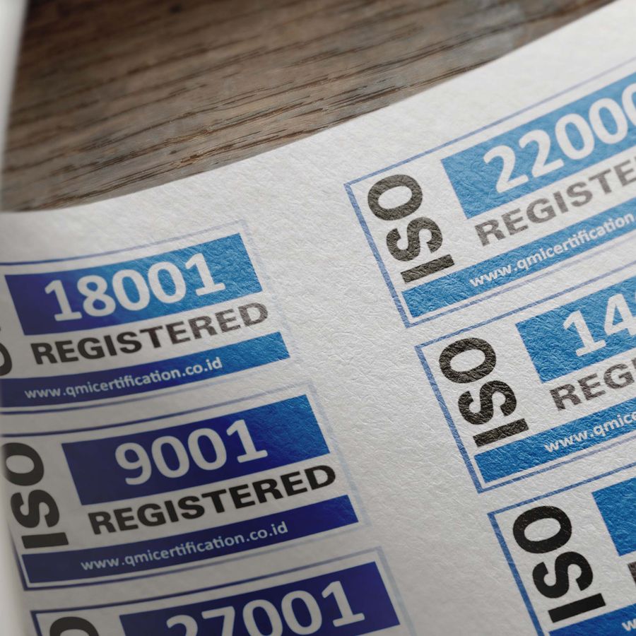 Sheet of printed circular stickers and labels